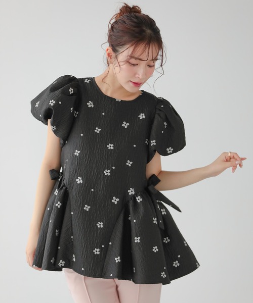フラワースフレジャガードトップス レディース_15