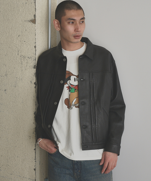 美品ジャーナルスタンダードレザージュmickey Tシャツ MICKEY】ピグメントTシャツ（Tシャツ／カットソー）｜JOURNAL