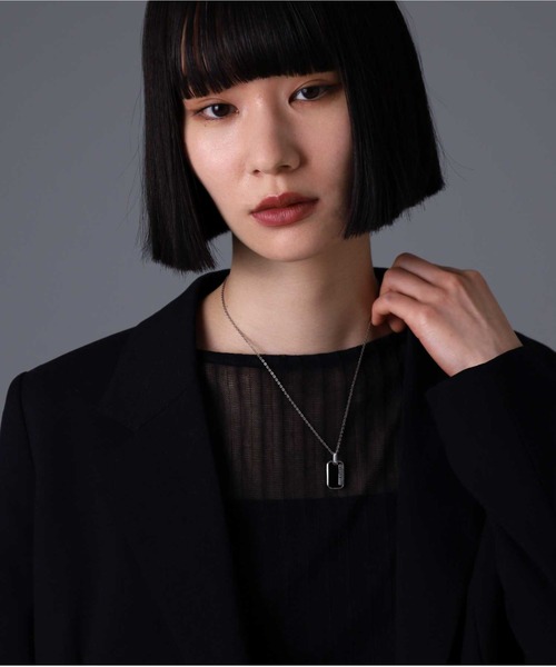 ネックレス 「生産終了モデル」“for Gift”ブラックタグネックレス/シルバー925「LION HEART / ライオンハート」の画像