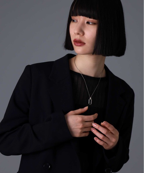 ネックレス 「生産終了モデル」“for Gift”ブラックタグネックレス/シルバー925「LION HEART / ライオンハート」の画像