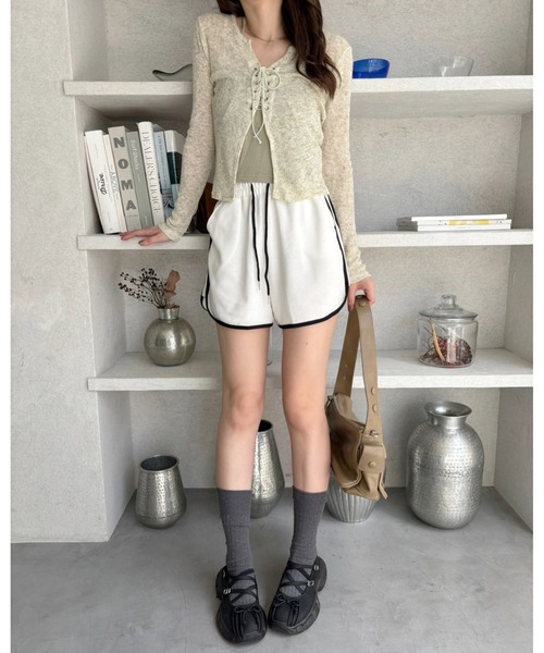 nala ショートパンツ　新品未使用 Nala nala ナラ ハイウエスト スイムショートパンツ - メルカリ