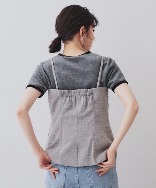 crie conforto | バックオープンジレ (ベスト ) |SHEL'TTER WEBSTORE