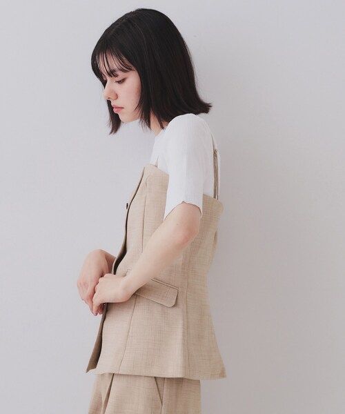 crie conforto | バックオープンジレ (ベスト ) |SHEL'TTER WEBSTORE