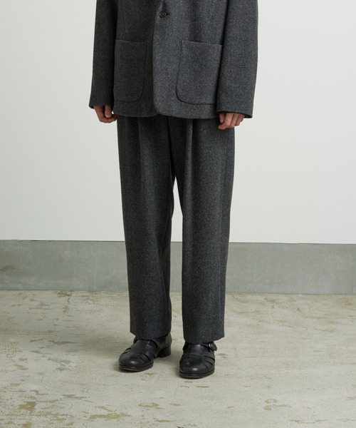 「TROVE」 スラックス 1 チャコール メンズ_画像2