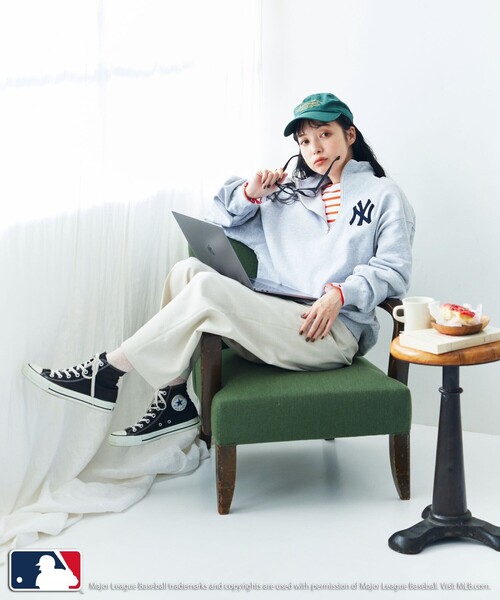 「FREAK'S STORE」 スウェットカットソー フリ- ネイビー レディース FREAK'S STORE 「FREAK'S STORE」 スウェットカットソー フリ