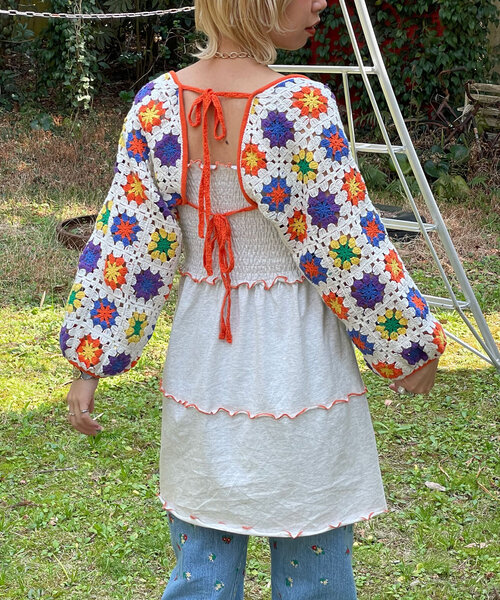 【限定品】ハローキティ✖️LIBERTY Savoirサヴォアチュニックワンピース Liberty】チュニックワンピース(2025SS2 MIX)/apibaby