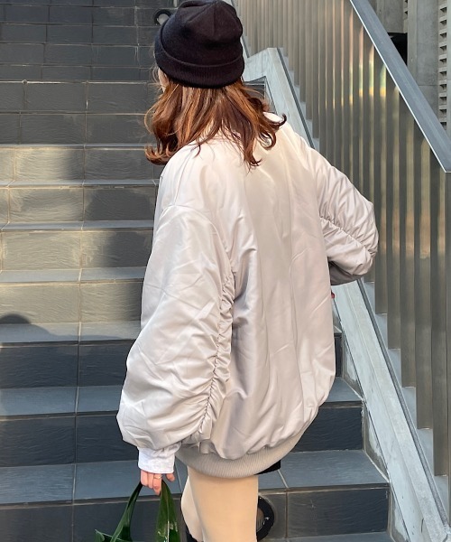 「andme」 ブルゾン M アイボリー レディース_画像8