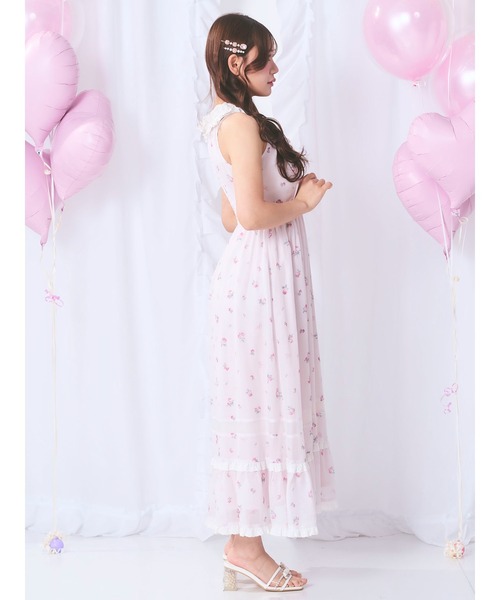 SALE *maje* ガーリーフローラルワンピース 楽天市場】花柄ワンピース 総柄 マーメイドライン シフォン