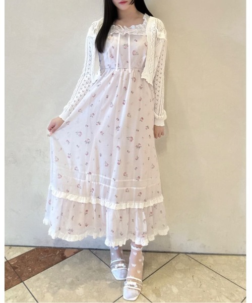 SALE *maje* ガーリーフローラルワンピース 楽天市場】花柄ワンピース 総柄 マーメイドライン シフォン
