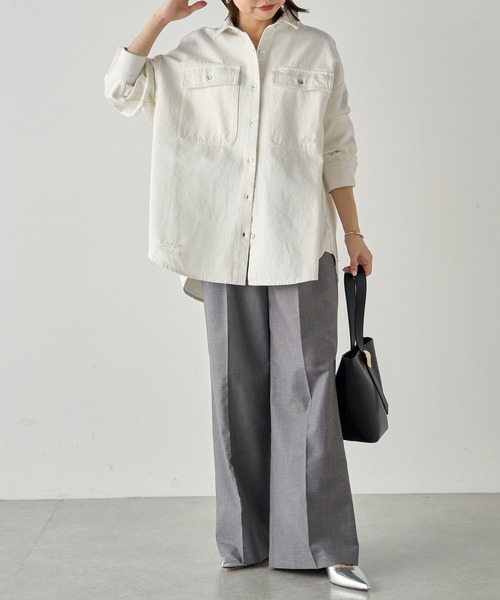 Loungedress 「LOUNGEDRESS」 長袖シャツ FREE ブルー