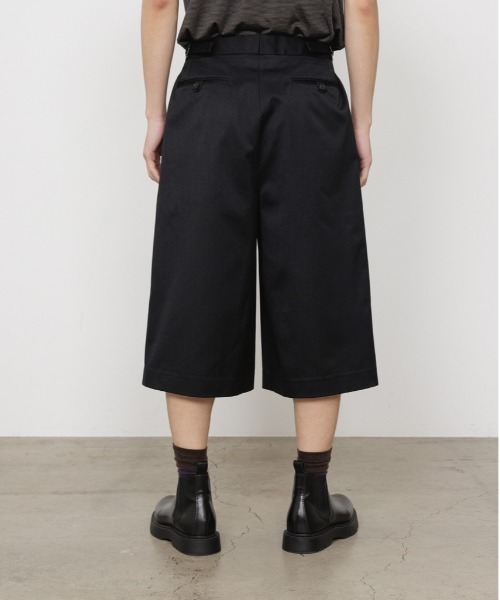marka スラックス TWO TUCK CROPPED TROUSERS メンズ : ZOZOTOWN