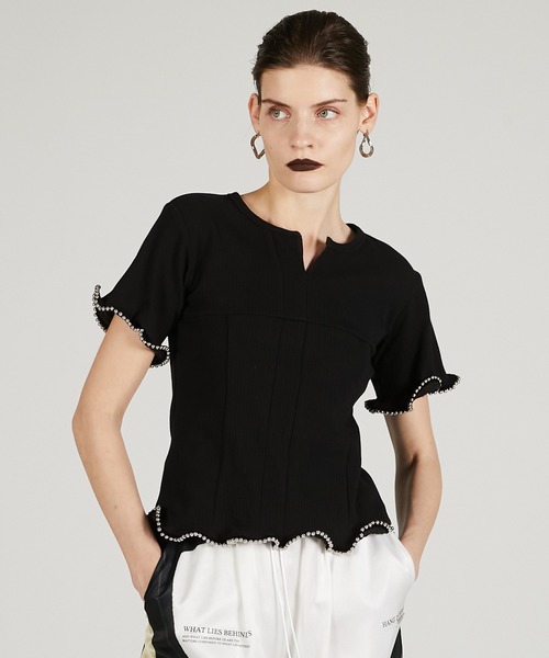 チェーンヘムトップ / Chain Hem Top レディース