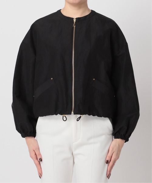 NOBLE 「NOBLE」 ジップアップブルゾン FREE ベージュ