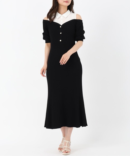 MISCH MASCH（ミッシュマッシュ） ワンピース シャツレイヤード