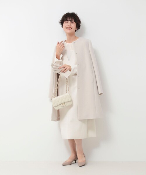 「NOLLEY'S」 長袖ブラウス 36 ホワイト レディース NOLLEY'S 「NOLLEY'S」 長袖ブラウス 36 ホワイト レディース