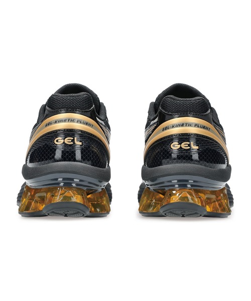 asics◆国内発送 Gel-Kinetic フルーエント スニーカー ブラウン asics GEL-KINETIC FLUENT BLACK/DARK TAUPE（アシックス ゲル