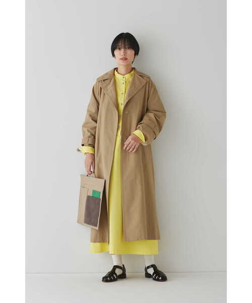 「human woman」 トレンチコート MEDIUM ベージュ レディース
