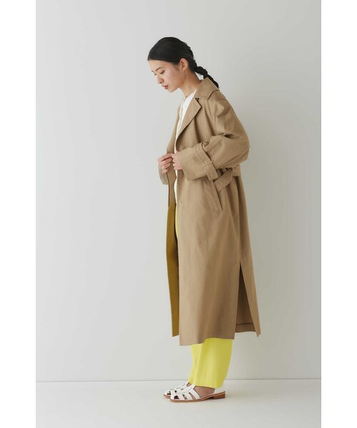 「human woman」 トレンチコート MEDIUM ベージュ レディース