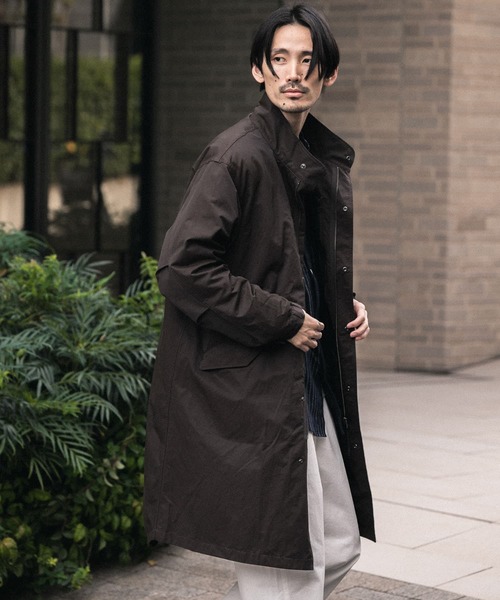 TAION（タイオン） コート LARGE ダークブラウン メンズ : ZOZOTOWN