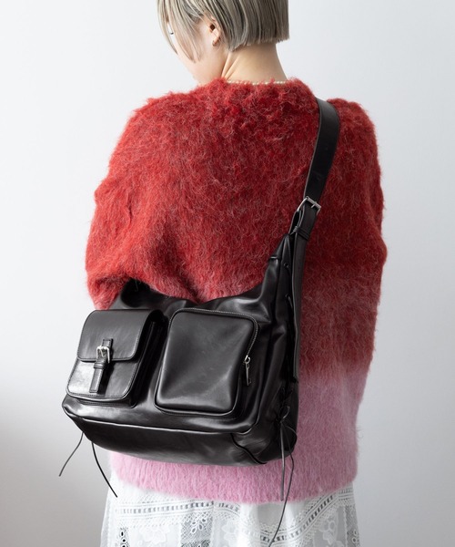 RAGEBLUE ショルダーバッグ バッグ レースアップ/フェイクレザー