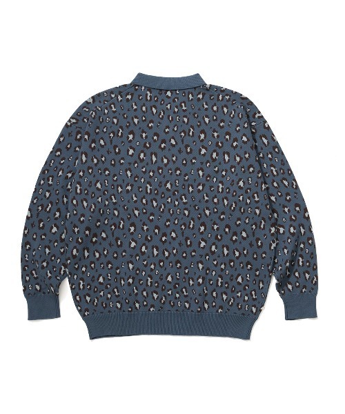 KEBOZ 「KEBOZ」 長袖ポロシャツ X-LARGE サックスブルー メンズ