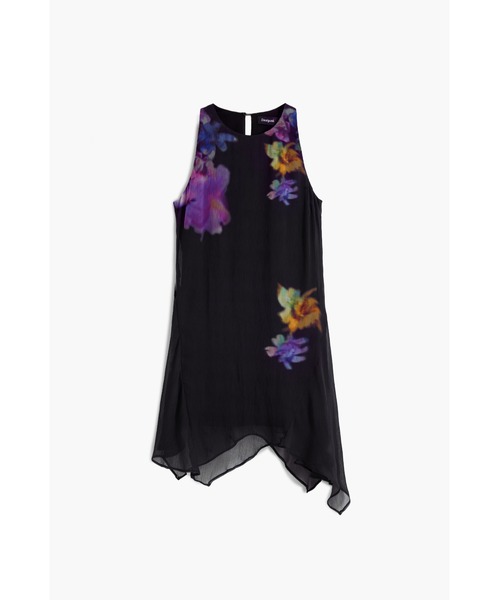 Desigual（デシグアル） ワンピース フラワーチュールオーバーレイ