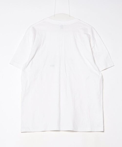 「SHIPS」 刺繍半袖Tシャツ L ホワイト メンズ