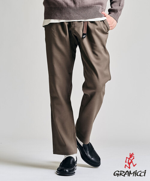 限定　GRAMICCI 417別注 LANATEC ツイルスラックスBR XL GRAMICCI（グラミチ） スラックス 417別注 ツイルストレッチパンツ