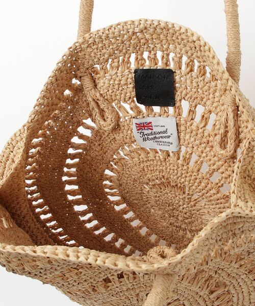 「MAISON N.H PARIS」 かごバッグ「Traditional Weatherwearコラボ」 - ベージュ レディース_画像4