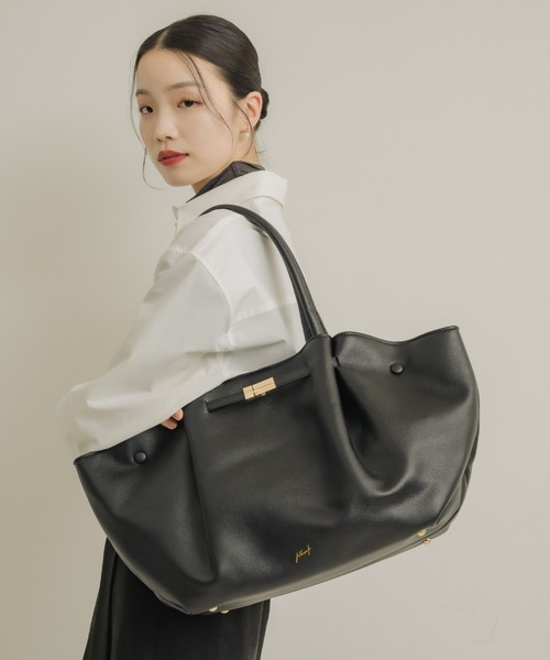 ハンドバッグ（727） NEUNA（ヌナ） トートバッグ ベルテッドラージバッグ レディース
