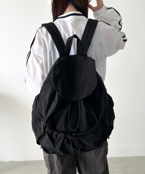 CLEA デイバック リュック 「大容量」ドロストナイロンバックパック