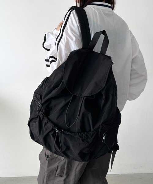 CLEA デイバック リュック 「大容量」ドロストナイロンバックパック