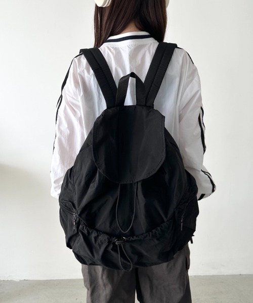 CLEA デイバック リュック 「大容量」ドロストナイロンバックパック