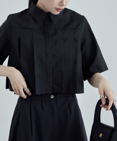 「etoll.」 半袖シャツ M ブルー レディース_画像2