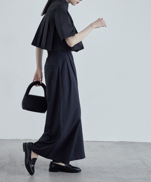 「etoll.」 半袖シャツ M ブルー レディース_画像5