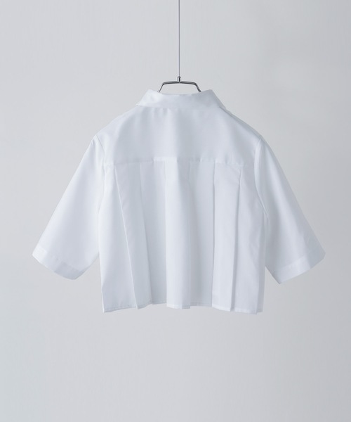 「etoll.」 半袖シャツ M ブルー レディース_画像9