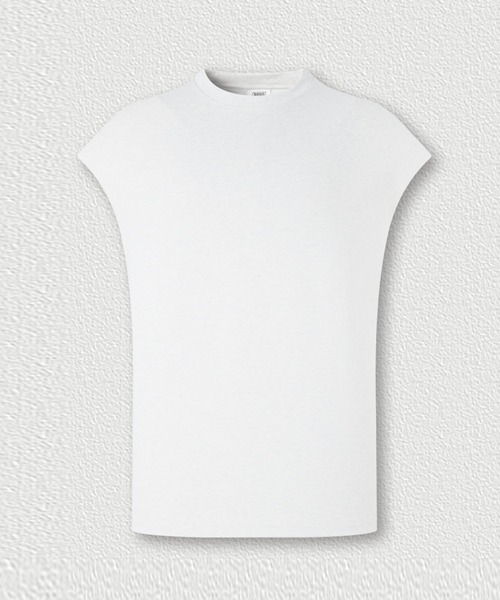「CORPUS TOKYO」 ノースリーブトップス 2 オートミール メンズ_画像6