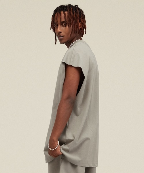 「CORPUS TOKYO」 ノースリーブトップス 2 オートミール メンズ_画像9