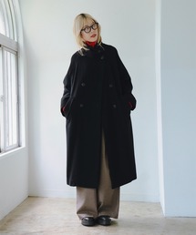 Ray BEAMS（レイ ビームス） コート アウター スタンドカラー ダブル