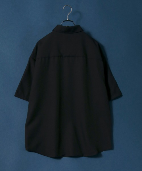 「ANPAS」 半袖シャツ L セージグリーン メンズ_画像3