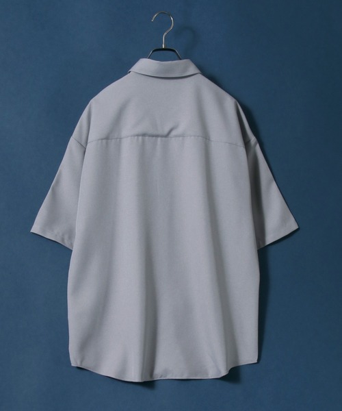 「ANPAS」 半袖シャツ L セージグリーン メンズ_画像4