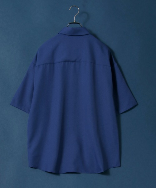 「ANPAS」 半袖シャツ L セージグリーン メンズ_画像6