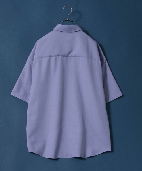 「ANPAS」 半袖シャツ L セージグリーン メンズ_画像7