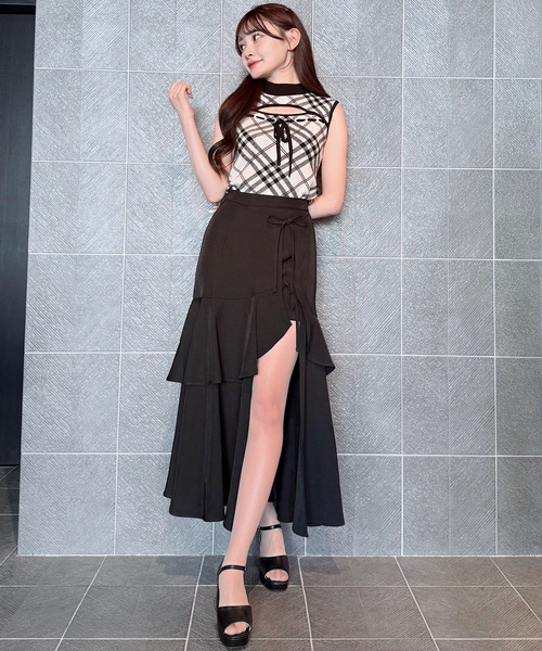 「NOMAE」 ノースリーブニット FREE ブラック系その他 レディース_画像8