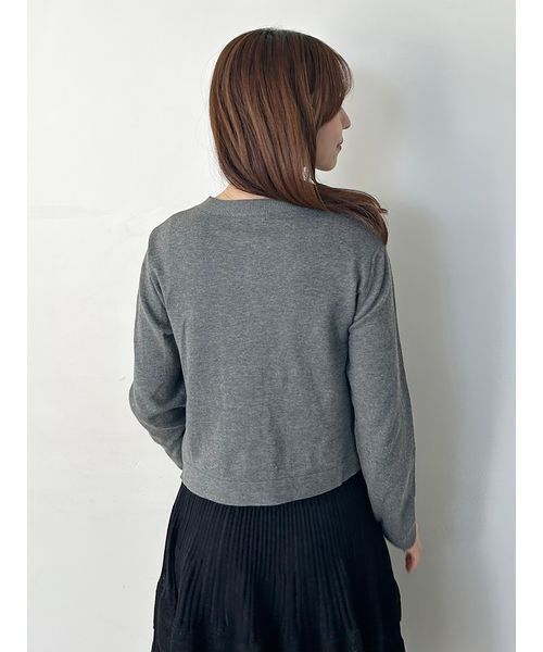 【新品】　SNIDEL シャギーカーディガン 金ボタン　モカ　スナイデル 美品❤️ SNIDEL スナイデル シャギー カーディガン モカ MOCA ニット