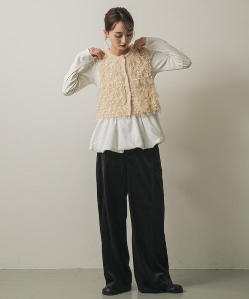 SENSE OF PLACE by URBAN RESEARCH パンツ ソフトコーデュロイパンツ
