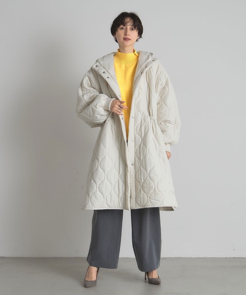 ★ &her millitary quilting coat キルティング マルチWAYキルティングコート
