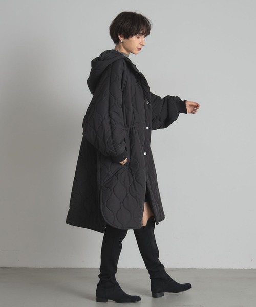 &. NOSTALGIA（ノスタルジア） コート アウター ソフトタフタ