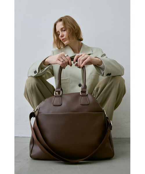 un/neu ボストンバッグ ダブルジップラウンドボストン / 11inch