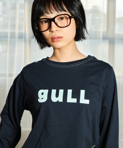 common gull products. tシャツ まなざしのあとのgull tee レディース